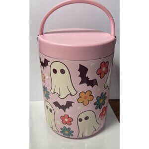 32oz Hydrapeak Pink Ghost Insulated Halloween Stainless Steel Insulated Food Jar